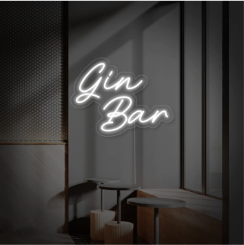 Gin Bar  Insegne Neon Led Luminose –