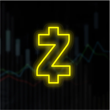 ZCASH CRYPTO NFT TRADING FOREX BULL RUN DECORAZIONE IDEA REGALO INTERIOR DESIGN ARREDAMENTO INSEGNA NEON FLEX LED LUMINOSA 220V